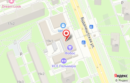 Очаг на Будапештской улице на карте
