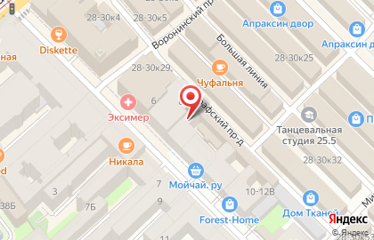 Интернет-провайдер Айнет-лан на карте