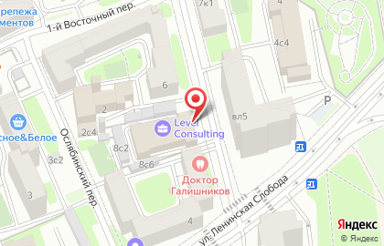 Супермаркет Пятёрочка в Москве на карте
