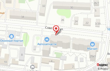 Грин Лайт на Советской улице на карте