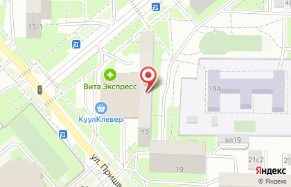 Парикмахерская Стрижка на улице Пришвина на карте