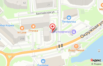 Магазин цветов разноЦВЕТЫ в Зеленоградске на карте