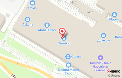 Фирменный магазин межкомнатных дверей Sofia на метро Профсоюзная на карте