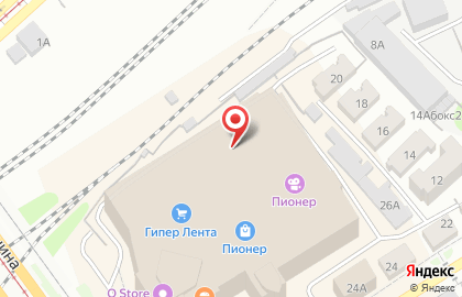 Гипермаркет цифровой, бытовой техники и электроинструментов DNS в Октябрьском районе на карте