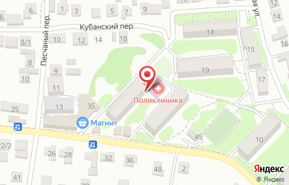Больница Шпаковская районная больница в Михайловске на карте