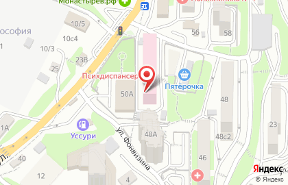 Детская городская поликлиника №2 на Некрасовской улице на карте