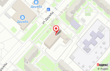 Оренбургский филиал Банкомат, АКБ Связь Банк на улице Дружбы на карте