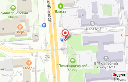 Киоск быстрого питания Русский аппетит на Московском проспекте, 14 на карте