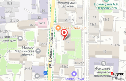 Туристическая фирма Старый Город в Замоскворечье на карте