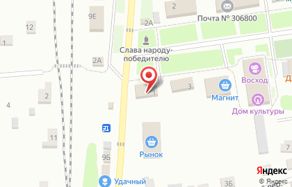 Горшеченское на карте