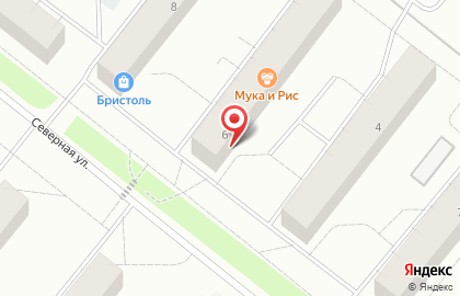 Магазин разливного пива Хмель на Северной улице в Северодвинске на карте