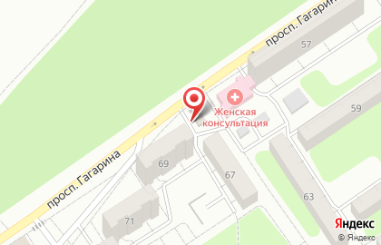 Магазин BEERжа на проспекте Гагарина на карте