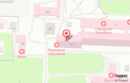 Центральная городская клиническая больница в Московском районе на карте