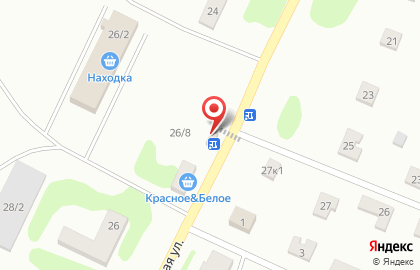 Продовольственный магазин Ядрофф на Заводской улице на карте