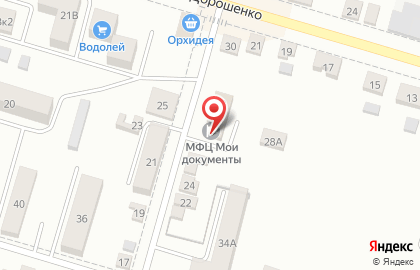 Многофункциональный центр на Пролетарской улице на карте