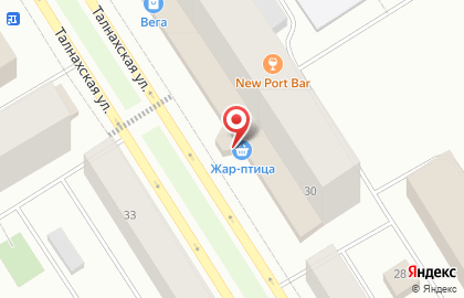 Универсам Жар. Птица в Центральном районе на карте