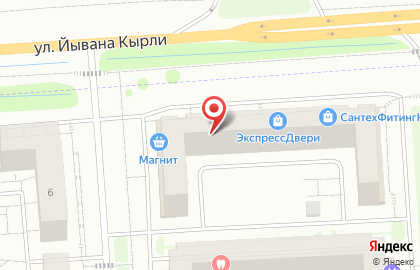 Салон межкомнатных и входных дверей Двери тут дешевле в Йошкар-Оле на карте
