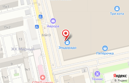 Магазин электроники и бытовой техники Эльдорадо на Минусинской улице на карте