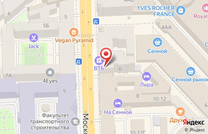 Кафе-пекарня Слойка на Московском проспекте на карте