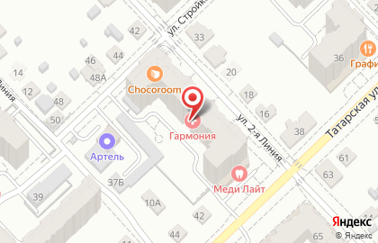 Торговая компания СТАНДАРТОИЛ на улице 2-ая Линия на карте