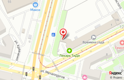 Автомойка в Вологде на карте