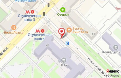 Церковная лавка, Ленинский район на карте