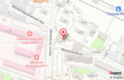 Автомагазин Океан Авто в Первореченском районе на карте