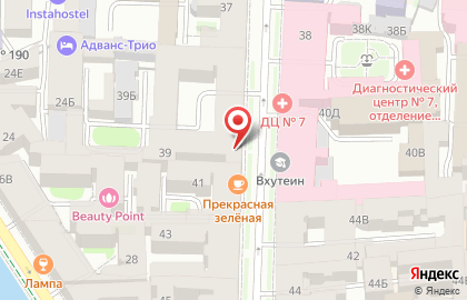 Столовая №37 в Центральном районе на карте