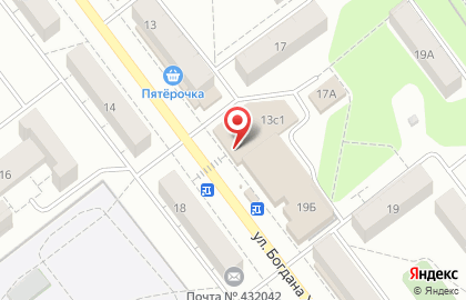 Служба доставки пиццы Pizza box на улице Богдана Хмельницкого на карте