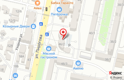 Домашний доктор на улице Пирогова на карте