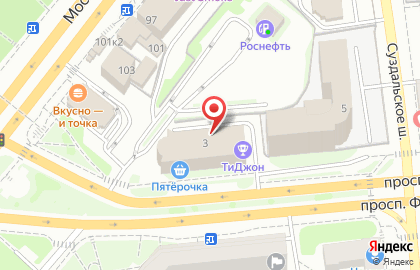 Агентство недвижимости Квартирное бюро в Фрунзенском районе на карте