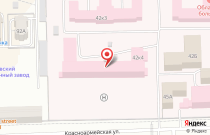 Кировская областная клиническая больница на улице Воровского на карте