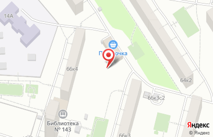 Пятерочка на Новоясеневской на карте