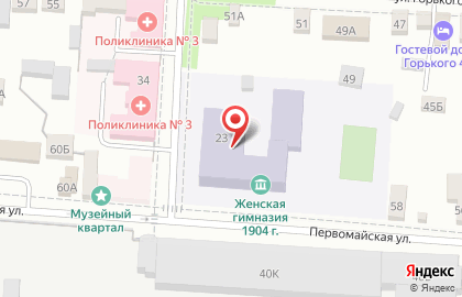 Футбольная школа Юная Лига на улице Гоголя на карте