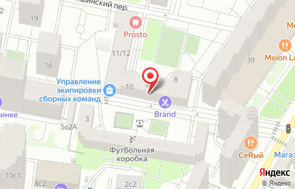 Гамма в Пресненском районе на карте