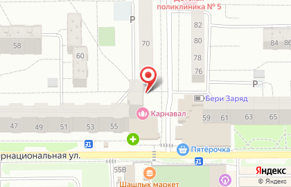 Продуктовый магазин в Калининграде на карте