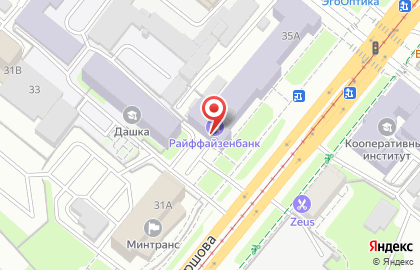 Райффайзенбанк в Казани на карте