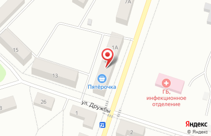 Пятерочка в Отрадном на карте