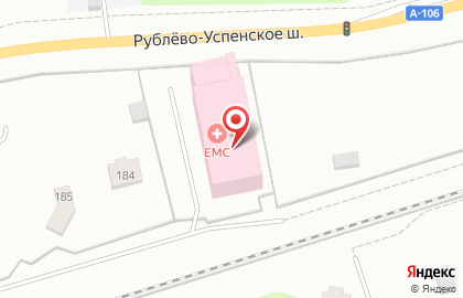 Центр Реабилитации ЕМС на Рублёво-Успенском шоссе на карте
