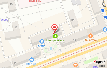 Центральная аптека в Нижнем Тагиле на карте