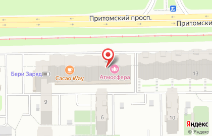 Магазин алкогольной продукции Мир вкуса на Притомском проспекте на карте