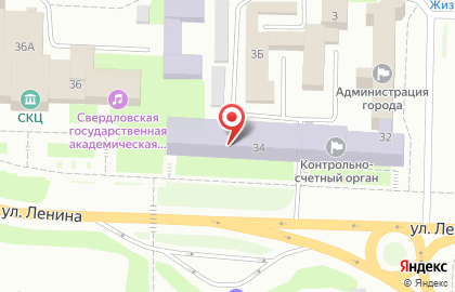 УрФУ на улице Ленина на карте