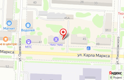 Японская парикмахерская Чио-Чио на улице Карла Маркса на карте