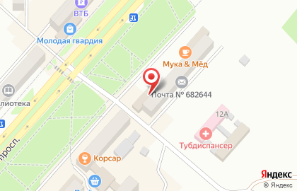 Магазин кожгалантереи и сувениров на Комсомольском проспекте на карте