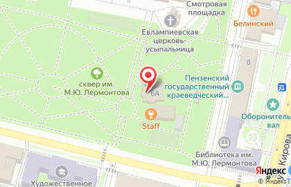 Парус на улице Белинского на карте