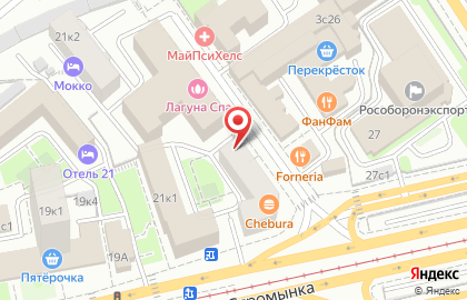 Пресса на улице Стромынка на карте