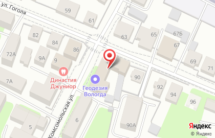 Терра на улице Гоголя на карте