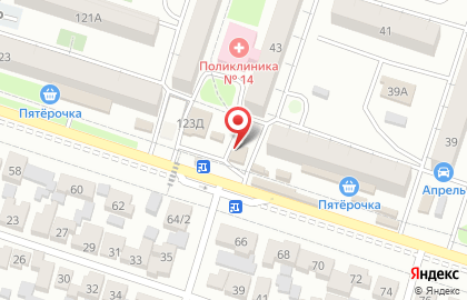 Киоск по продаже фруктов и овощей в Воронеже на карте