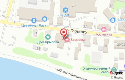 Магазин Цветок в Кинешме на карте