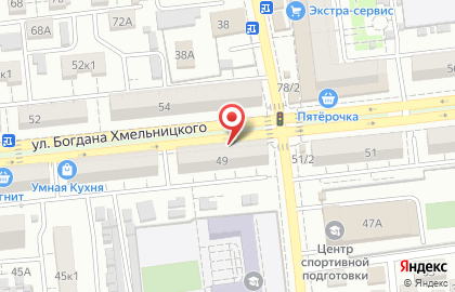 ОАО Сбербанк России на улице Б.Хмельницкого на карте